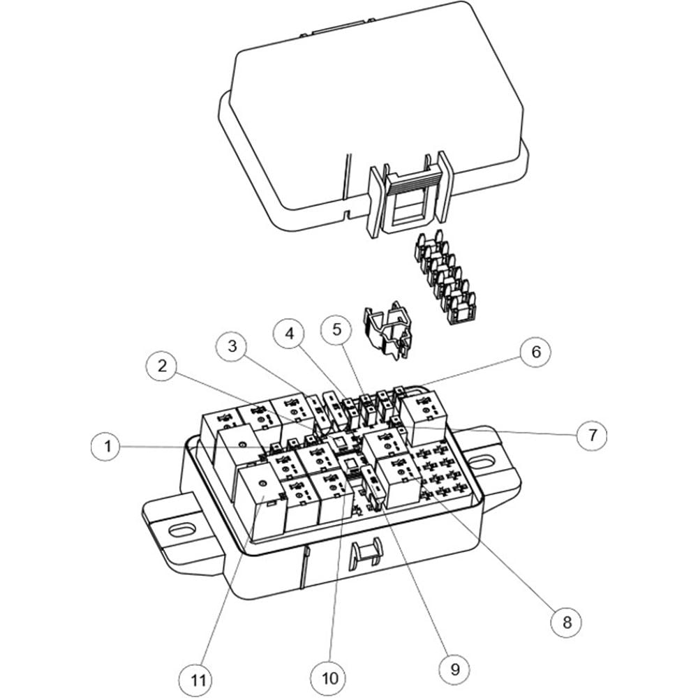 Segway AT5 S Electrical Parts Fuse Box